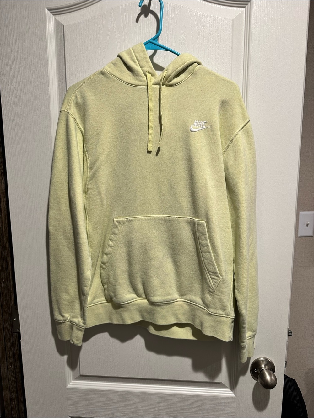 Nike Women’s Light Yellow Hoodie Sweatshirt
